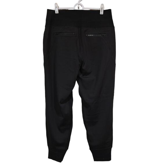 Women's Athleta Black Athletic Jogger Pants Elastic Waist | Size Medium - Picture 2 of 8